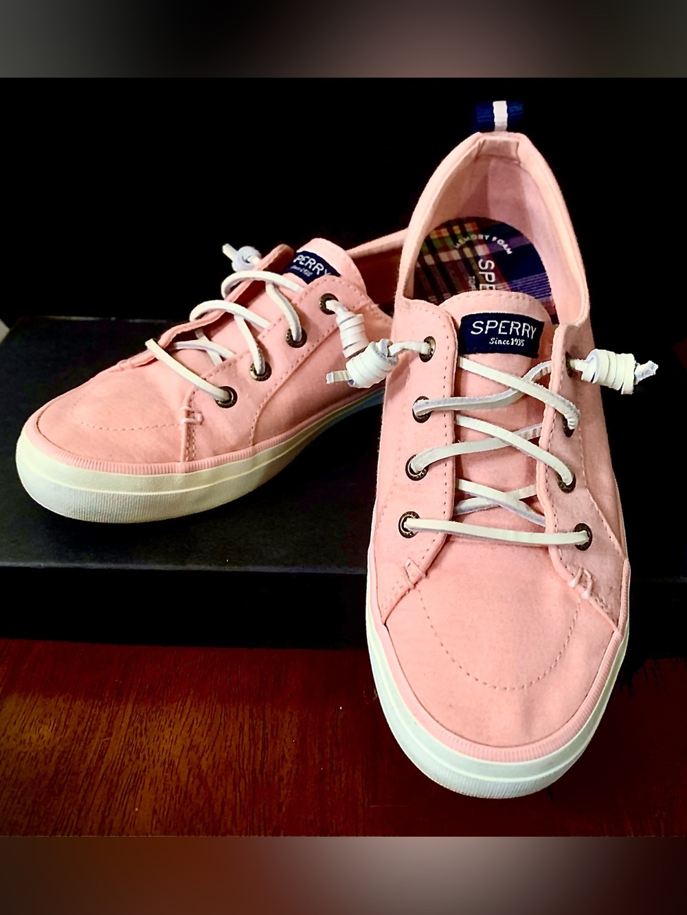 Sperry Pink Canvas Sneakers | Casual Low-Top Shoes